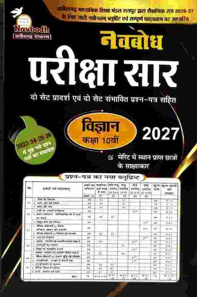 Pariksha saar class 10th vigyan 2027