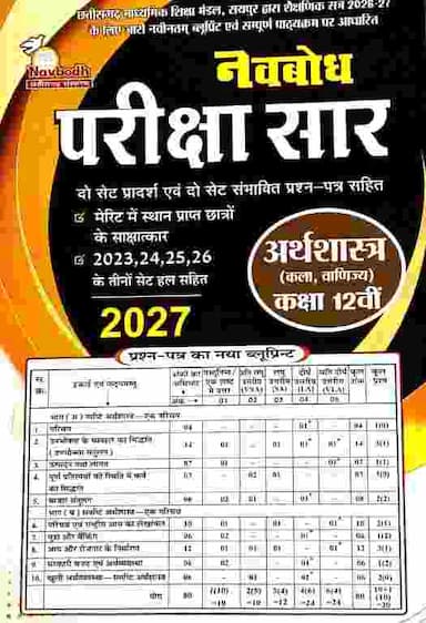 Pariksha saar class 12 arthshastra
