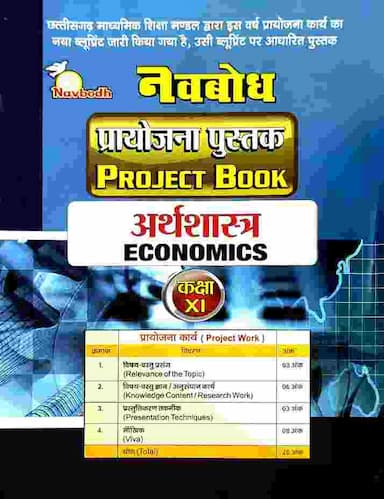 class 12 Economics Project Book C.G. Board 2027