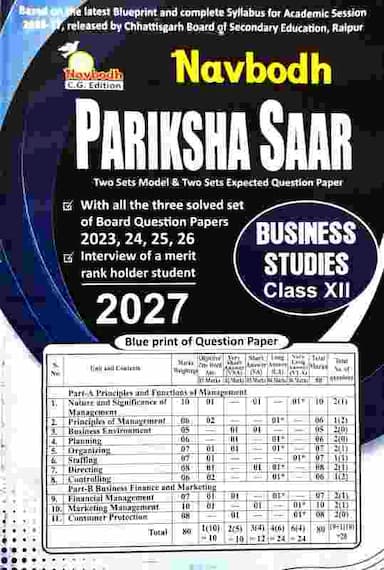 Business studies class 12