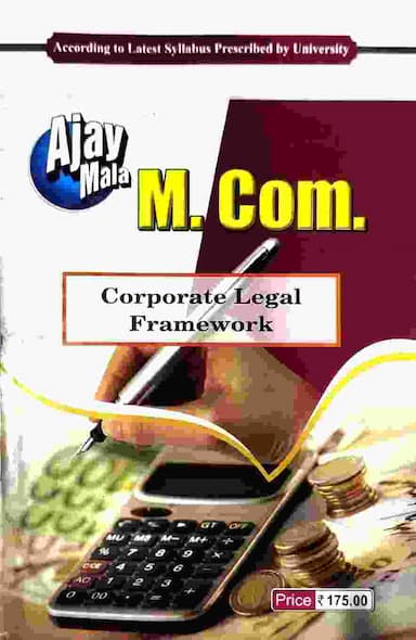 Ajay Mala M.Com - Corporate Legal Framework