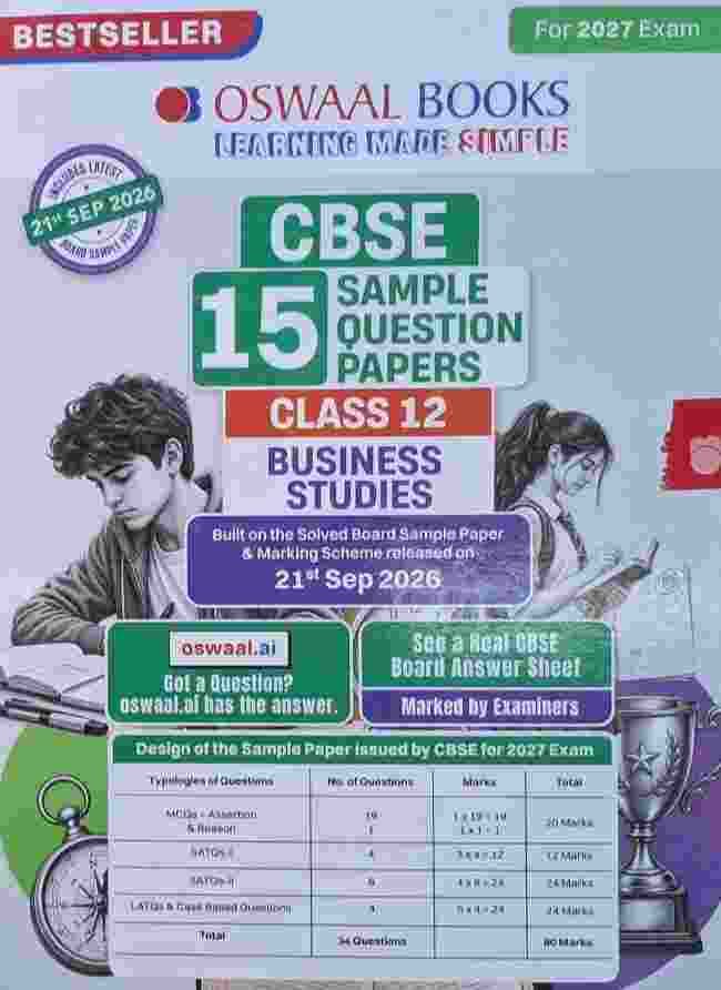 Oswaal CBSE Class 12 Business Studies