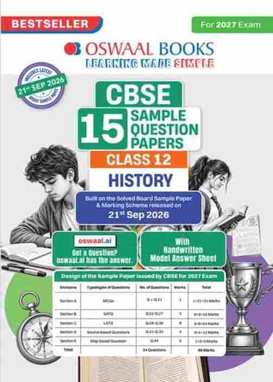 OSWAAl class 12 cbse history sample paper