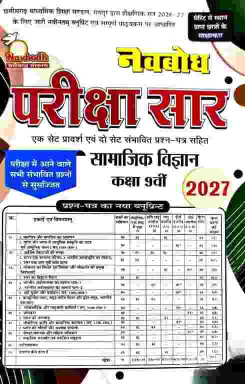 pariksha saar class 9 samajik vigyan