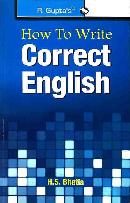 Howtowritecorrectenglish